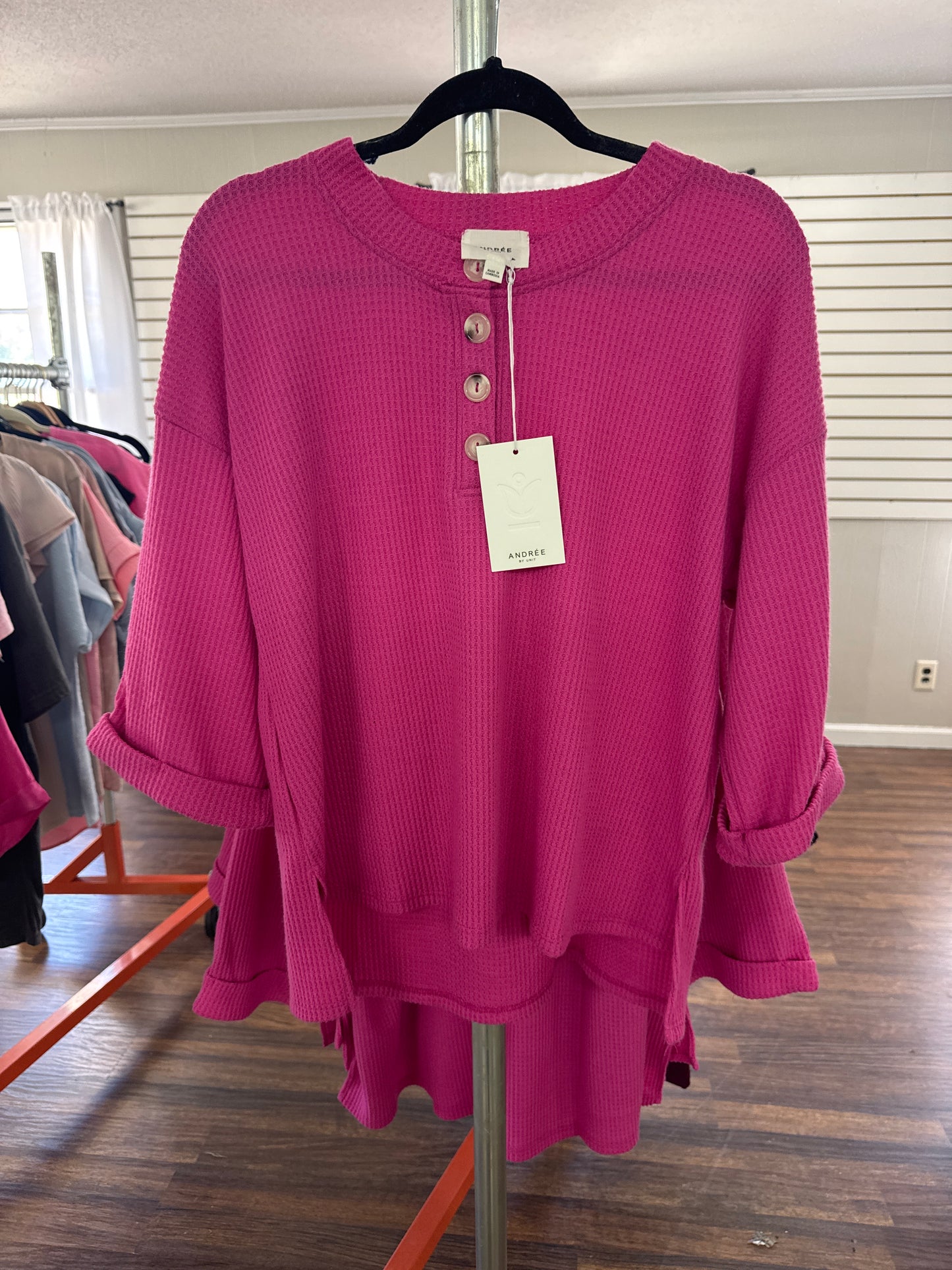 Andre By Unit Waffle Hot Pinkl