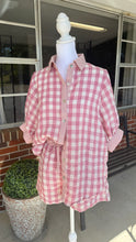 Load image into Gallery viewer, Gingham Gauze Short Set