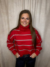 Load image into Gallery viewer, Red and Grey Stripe