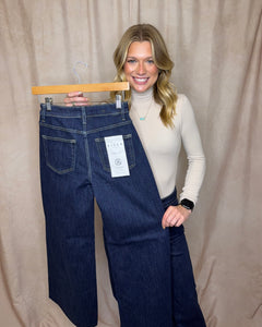 Dark Wash Wide Leg