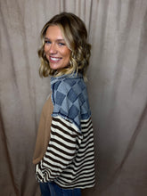 Load image into Gallery viewer, Denim Waffle Top