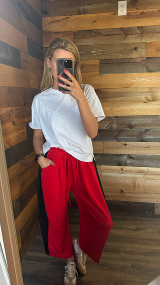 Red and Black Gameday Pant