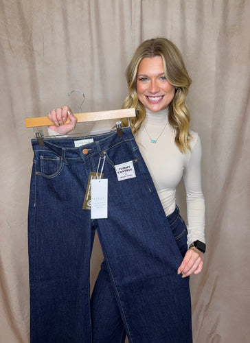 Dark Wash Wide Leg