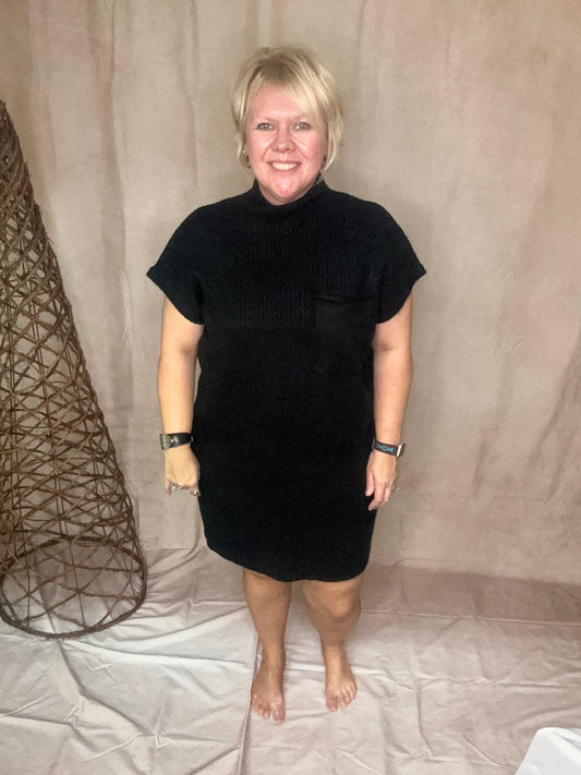 Zenana Black Sweater Dress