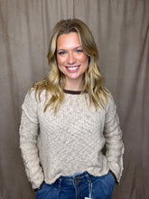 Load image into Gallery viewer, Taupe Shaggy Sweater