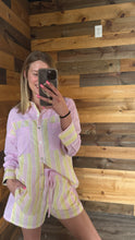Load image into Gallery viewer, Pink &amp; Yellow Striped Set