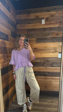 Load image into Gallery viewer, Floral Wide Leg Jean