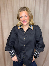 Load image into Gallery viewer, Pop of Color Collar Top