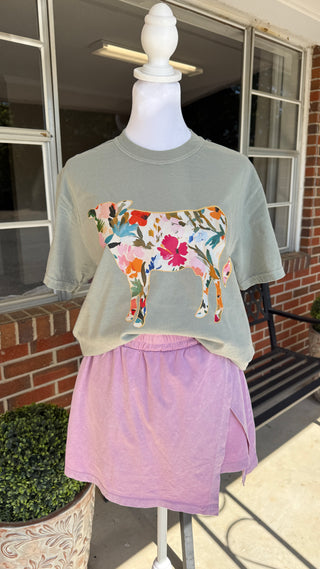 Floral Mama Cow