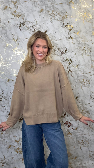 Taupe Everyday Sweater