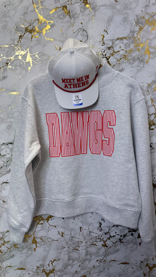 Georgia Bulldogs Mock Neck Sweatshirt