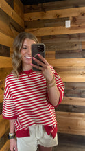 Load image into Gallery viewer, Oversize Striped Top