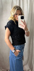 Mid Rise Pleated Jean
