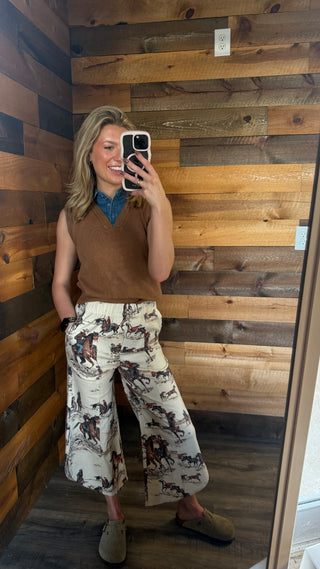 Cowboy Tulip Hem Pant