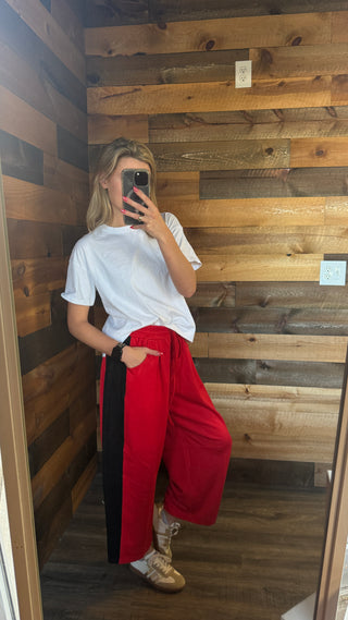Red and Black Gameday Pant