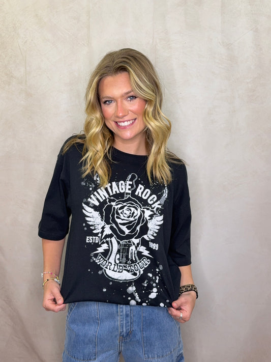Vintage Rock Oversized Tee