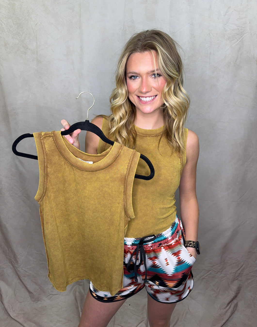 Mustard Yellow Tank