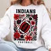 Indian Floral Red