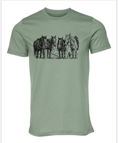 Pencil Sketch Horse Tee