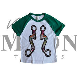 Floral Shanks Baby Tee